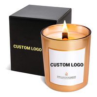 Oem Private Label Logo Multi Luxe Geurende Soja Wax Kaarsen Velas De Cera De Soja Bougies Een La Cire De soja Met Jar Box