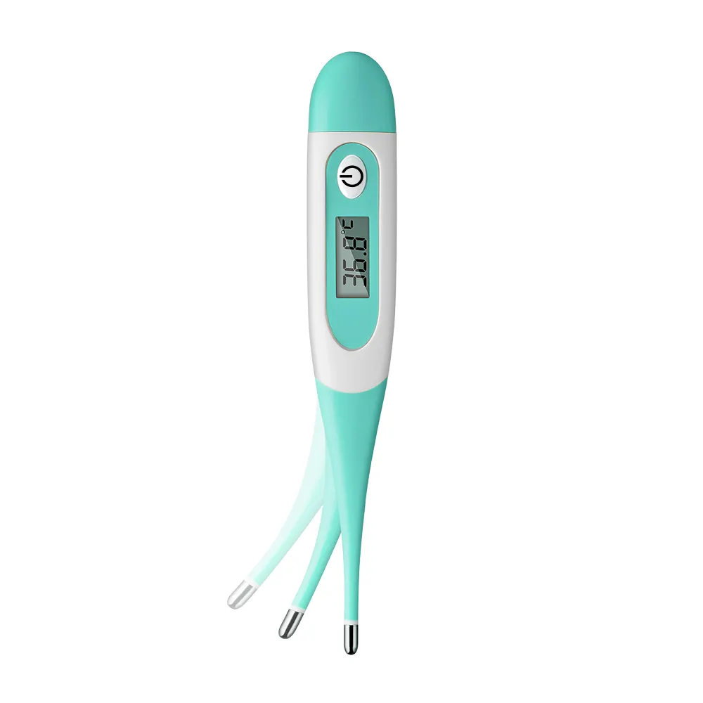 Wholesale Blue Medical Household Baby Thermometer Ear Forehead Lcd Display Digital Thermometer