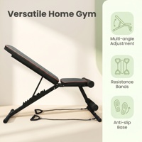 Équipement de musculation professionnel de haute qualité, banc de musculation pliable et réglable, banc d'entraînement complet pour le renforcement musculaire du corps