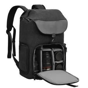 Zaino per fotocamera da viaggio equipaggiamento digitale e lenti video e borsa per inserto drone accessori per laptop da 16 pollici custodia per fotocamera tech pack