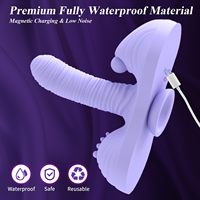 Sitz- und Reit-Vibrator Dildo Strap-on Dildo Weibliches Sexspielzeug Beheizter Stoßvibrator für G-Punkt Anal Klitoris Stimulation