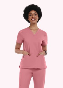 Ensemble de blouses médicales unisexes modernes à col en V, doux, extensibles et respirants, uniformes d'hôpital pour médecins et infirmières, vêtements de travail personnalisables avec logo - Product Image 2