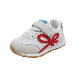 Chaussures de skate à nœud papillon pour enfants, baskets décontractées d'extérieur pour filles, chaussures d'école pour filles - Product Image 5