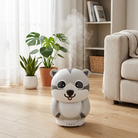 Diffuseur d'arômes en forme d'animal, humidificateur, aromathérapie, lumière LED multicolore, portable, faible bruit, utilisation hôtelière et domestique, breveté