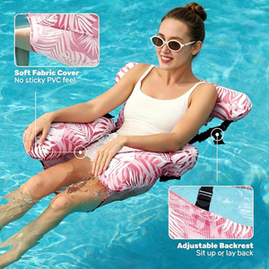Chaise Flottante Gonflable Personnalisée pour Adultes – Transat Portable pour Piscine – Chaise Flottante Gonflable pour Activités Aquatiques - Product Image 2