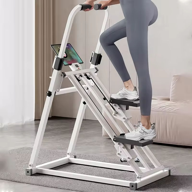 Multifunctional Stair Climber Machine - 3-Level Incline, Knee-Friendly Design & Calorie Tracker, Quiet Indoor Treadmill