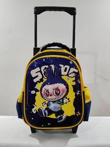 Venta al por mayor 12 pulgadas BESTWILL Custom Kids Trolley Bolsa con ruedas Impermeable de alta calidad Durable Poliéster 3D EVA Patrón de dibujos animados - Product Image 6