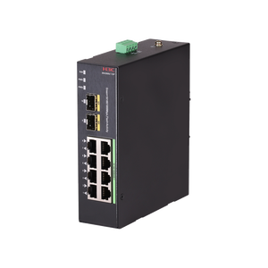 Commutateur industriel sur rail DIN H3C IE4300U-10P-BS 8 ports Gigabit 2 SFP 20KM Fibre Ethernet Industriel - Product Image 1