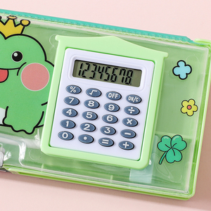 Nouveauté, <span class=keywords><strong>calculatrice</strong></span> en plastique de haute qualité, trousse à crayons pour fille, boîte à crayons légère, boîte à stylos kawaii, trousse scolaire pour enfants - Product Image 4