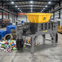 Broyeur de déchets plastiques industriels multi-usages pour le broyage des pneus, des câbles, des sacs tissés, du papier, du bois, de l'ABS, du PC, du nylon