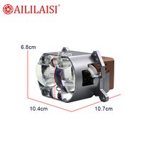 Projecteur Bi-LED 105W Haute Puissance à 8 Lentilles, Double Injection Directe, Compatible 99% des Phares de Voiture Universels