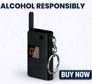 Éthylotest porte-clés Airsense BAC (noir) |   Testeur d'alcool portable de poche pour usage personnel - Product Image 3