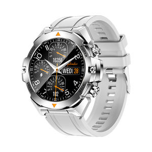 Reloj Inteligente Unisex KM99 de Apariencia Tradicional, Dafit, Pantalla Grande HD de 1.46 Pulgadas, Correas Dobles, Monitor de Actividad, Control Remoto - Product Image 4