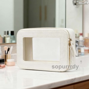 Custom logo <b>transparent</b> PVC cosmetic <b>bag</b> toiletries zipper <b>bag</b> with travel MAHJ Tiles <b>bag</b> <b>transparent</b> travel cosmetic <b>bag</b> - Product Image 6