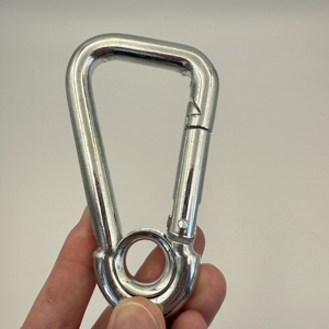 Thép Không Gỉ Carabiner 304/316 Din5299C Mùa Xuân <span class=keywords><strong>Snap</strong></span> Hook Ngành Công Nghiệp Nặng Nâng Móc Đồng Bằng Kết Thúc Cho Nâng Móc Áo Sử Dụng - Product Image 6