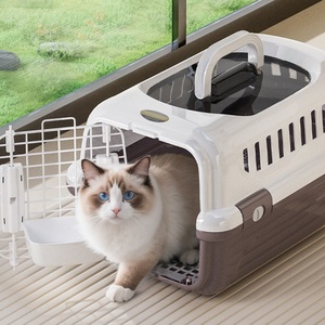 Sac à dos pour animaux de compagnie en plastique écologique personnalisé, livraison directe d'usine, différentes couleurs, approuvé par les compagnies aériennes, pour chats et chiens - Product Image 1
