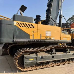 Excavadora Usada Hyundai 505LVS de 50.5 Toneladas, Bien Mantenida, para Trabajos Pesados de Construcción, Demolición e Infraestructura - Product Image 1