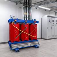 Transformateur triphasé sec à résine coulée 10kV 11kV certifié ISO, refroidissement par air, pour distribution d'énergie, usine Huamei Chine