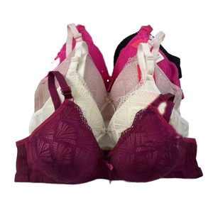 Sujetador de algodón de copa completa para mujer con cierre trasero y banda de soporte ancha, diseñado para tallas grandes, cómodo y para uso diario. - Product Image 1