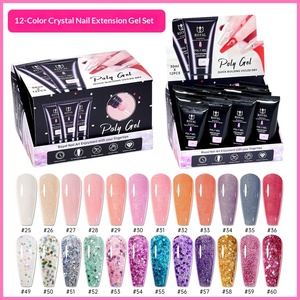 RISYAL 30g Gel de Extensión de <span class=keywords><strong>Uñas</strong></span> de Cristal, Gel de Poligel de Secado Rápido UV/LED para Arte de <span class=keywords><strong>Uñas</strong></span>, Exclusivo para Comercio Transfronterizo - Product Image 2