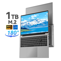 Ordinateur portable Intel I7-1060NG7 Quad Core 16,1 pouces, Windows 11, SSD 512 Go, écran IPS 1920x1200 16:10, clavier anglais, idéal pour les étudiants