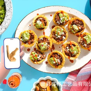 Wooden Dumpling Skin Press Manual For Qingming Fruit Dumpling Making <b>Tool</b> With Mold Design - Product Image 4