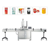 Machine de capsulage, scellage, emballage et étiquetage entièrement automatique de qualité alimentaire pour canettes de bière PET/PS/PVC, bouteilles en verre et caisses - Zhengzhou