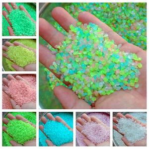 1000Pcs/bag Acrylic 3-5mm Luminous Glowing Sand Mini Decorative Fluorescent <strong>Rocks</strong> for Garden Aquarium Fish Tank Pathway - Product Image 1