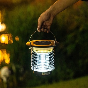 Lámpara LED para matar mosquitos con energía solar para exteriores, portátil de aluminio fundido a presión con sensor de luz y resistente al agua IP65 - Product Image 2