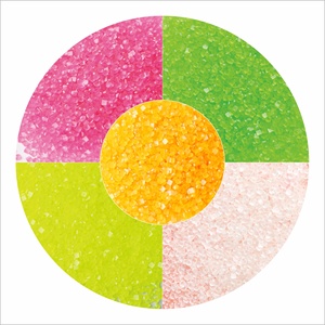 N-ZS001 Diamants en résine acrylique pour peinture diamant, forme carrée, effet cristal AB spécial, lumineux, néon, coloré, motifs de dessins animés coréens - Product Image 1