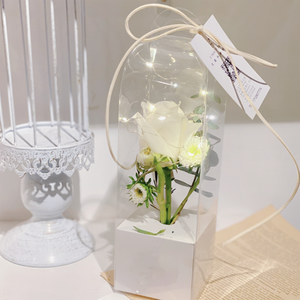 Fête des Mères Luxe Mariage Unique Floral Plié Cadeau Rectangle PVC Fleur Boîte de Papier en Carton Pour la Saint-Valentin - Product Image 3