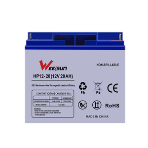 Năng lượng mặt trời Gel 6 FM 20 12V 18ah 20Ah 20hr có thể sạc lại AGM chì axit Pin <span class=keywords><strong>UPS</strong></span> với 5 giờ sao lưu e-xe đạp Pin 20Ah cung cấp điện - Product Image 6