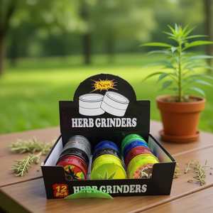 <b>Herb</b> <b>Grinders</b> 12 Pcs Colorful Metal Grinding Tools For Smoking Accessories - Product Image 3