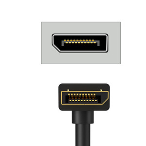 Cable de alta definición Dp1.4 con codo 8K 60Hz para TV, ordenador, proyector portátil - Product Image 4