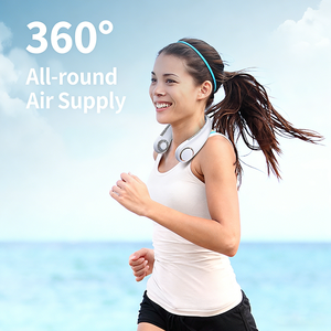 Ventilador de Cuello Turbo sin Aspas Portátil, Carga USB, Mini Ventilador de Cuello Colgante para Exteriores, Enfriador de Aire, Venta al Por Mayor - Product Image 4