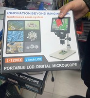 Microscope à zoom continu RF-6565TVW6, adapté à la réparation électronique de téléphones portables, aux bijoux et à l'observation des sculptures