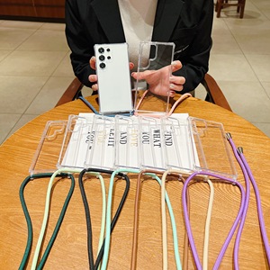 Étui transparent antichoc <span class=keywords><strong>avec</strong></span> <span class=keywords><strong>cordon</strong></span> tour de cou pour <span class=keywords><strong>Samsung</strong></span> Galaxy S25 S24 Ultra S23 S22 Plus S20 <span class=keywords><strong>S21</strong></span> FE - Product Image 1