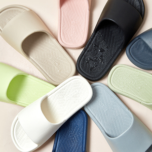 Sandales à enfiler en EVA vert lime, à bout ouvert, antidérapantes, pour l'été, couleur unie, dessus en plastique, légères, pour l'intérieur - Product Image 5
