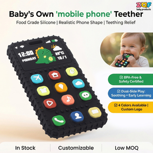 Mordedor de Silicona Suave para Bebés, Libre de BPA, Juguetes Masticables para Aliviar el Dolor de Dentición en Bebés y Niños Pequeños, Unisex - Product Image 4