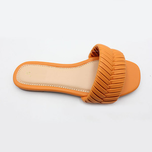 Pantuflas Elegantes <span class=keywords><strong>de</strong></span> Diseñador para <span class=keywords><strong>Mujer</strong></span>, <span class=keywords><strong>Sandalias</strong></span> Planas Tejidas Verdes, Zapatos <span class=keywords><strong>de</strong></span> <span class=keywords><strong>Playa</strong></span> <span class=keywords><strong>de</strong></span> Verano para <span class=keywords><strong>Mujer</strong></span> y <span class=keywords><strong>Sandalias</strong></span> para Niñas - Product Image 3