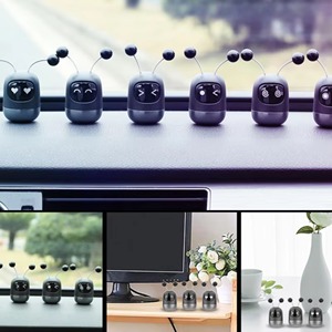 Diffuseur de parfum pour voiture en forme de robot mignon, à clipser sur la sortie d'air, parfum longue durée + parfum solide pour voiture - Product Image 3