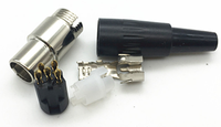 Connecteurs audio Mini XLR mâle 5 broches vers Mini XLR femelle 5 broches