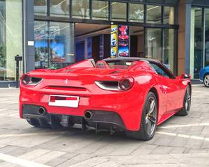 รถสปอร์ตหรู <span class=keywords><strong>Ferrari</strong></span> <span class=keywords><strong>488</strong></span> Spider ปี <span class=keywords><strong>2015</strong></span> มือสอง สีแดง <span class=keywords><strong>GTB</strong></span> เกียร์ออโต้ เบนซิน สภาพดี เปิดประทุน สำหรับส่งออก - Product Image 2