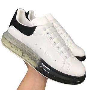 Zapatillas Deportivas de Marca de Diseñador de Moda con Parte Superior Tejida - Nuevo Estilo, Transparentes, con Suela Gruesa y Amortiguación de Aire de Arco Alto para Caminar - Product Image 1