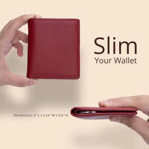 Nouveau portefeuille en cuir pour homme, tendance et très vendu, prix raisonnable, entièrement personnalisable (couleur, taille, tissu), service OEM, logo personnalisé - Product Image 2