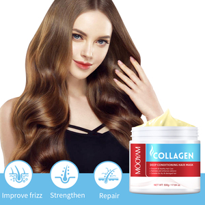 <span class=keywords><strong>Masque</strong></span> Capillaire Réparateur Collagène et Kératine 100% Biologique Hydratation Intense à Marque Blanche - Product Image 3