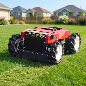 Tondeuses à gazon robotisées autopropulsées sans fil à batterie - Tondeuses industrielles à roues télécommandées pour maisons et jardins - Product Image 3