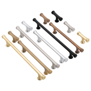 Oukali New Release Modern Furniture Cabinet Handle Kitchen Cupboard Zinc Alloy Nickel 128mm Pull Handles - Product Image 1