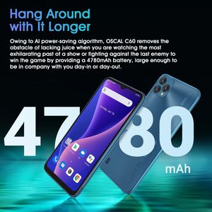 Teléfono Celular Blackview <span class=keywords><strong>OSCAL</strong></span> <span class=keywords><strong>C60</strong></span> Barato al por Mayor, 4GB+32GB, Identificación Facial, Teléfono Móvil de 6.528 Pulgadas, Teléfono Inteligente Android 11 - Product Image 3