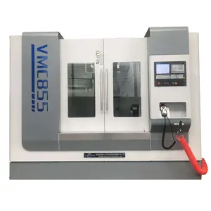 Vmc855 Cnc เครื่องกัดคว้านแนวนอนสำหรับโลหะ Fanuc